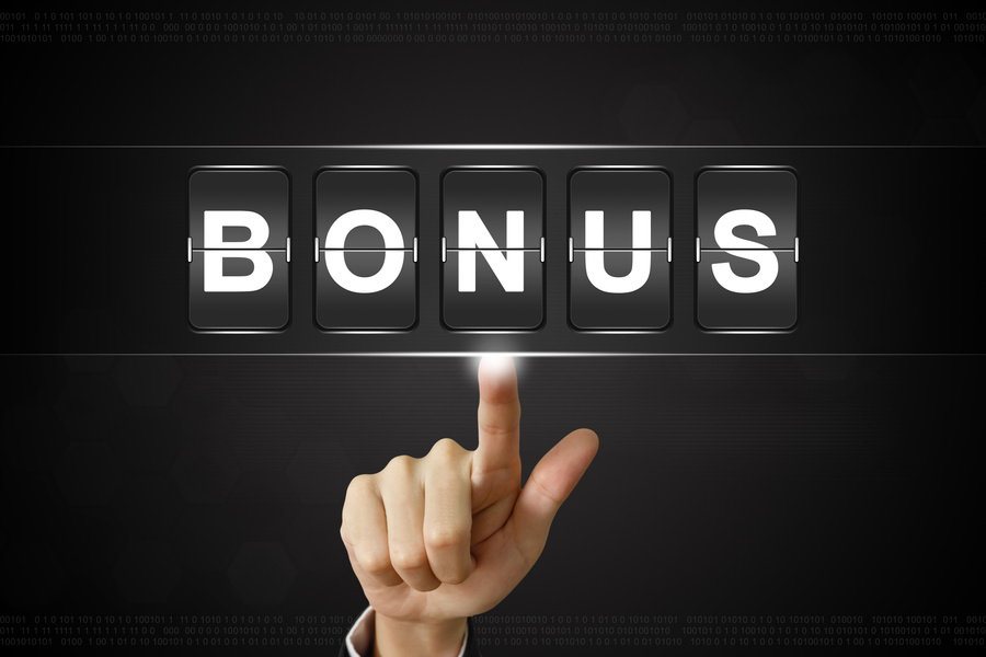 business hand clicking bonus on Flipboard